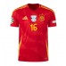 Camiseta España Rodri Hernandez #16 Primera Equipación Replica Eurocopa 2024 mangas cortas